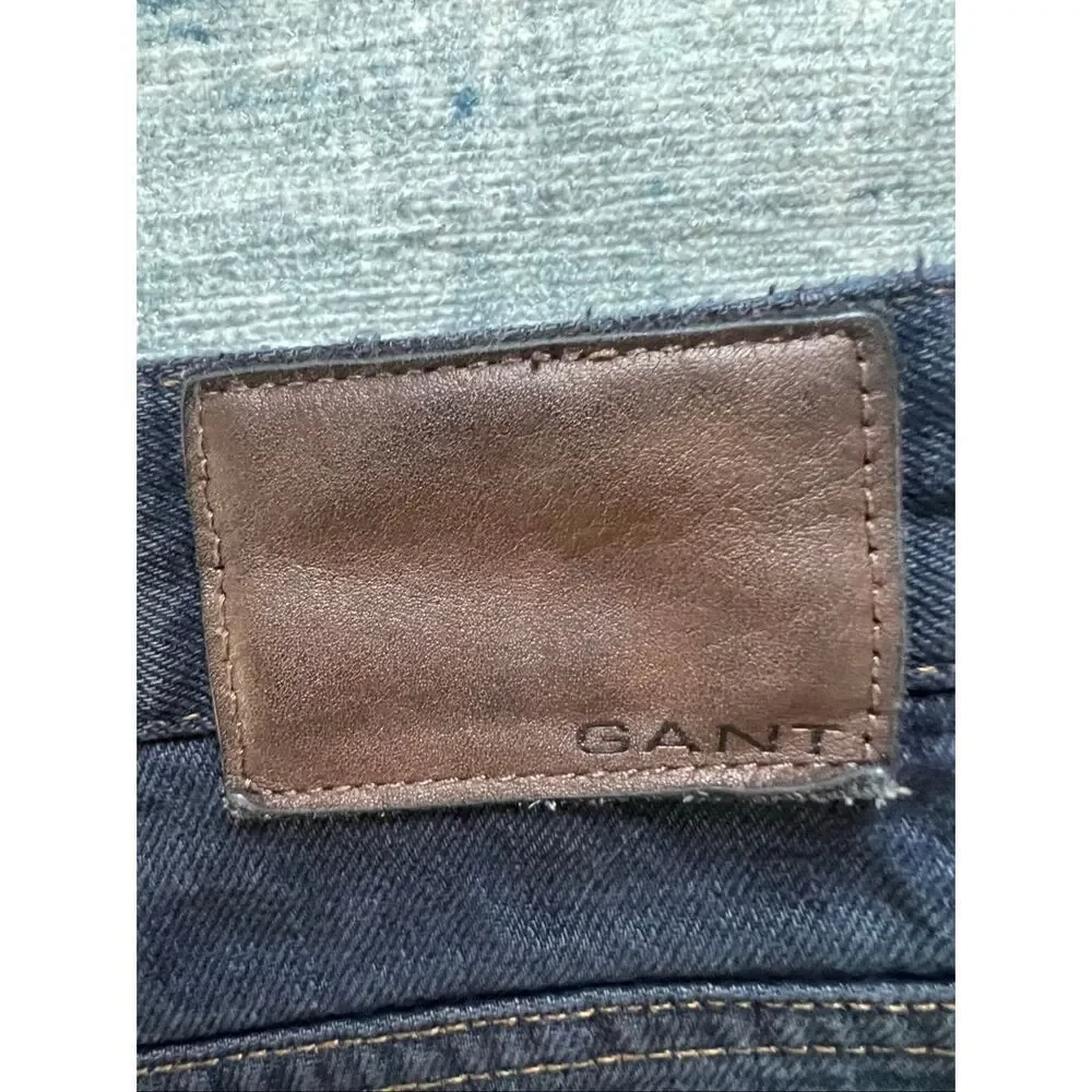 Gant Dark Blue Wash Jason Normal Waist Regular Fit Jeans 36 x 32